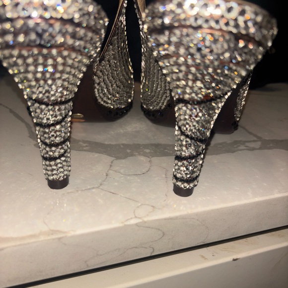 Newly made rhinestones high heels - Picture 4 of 6